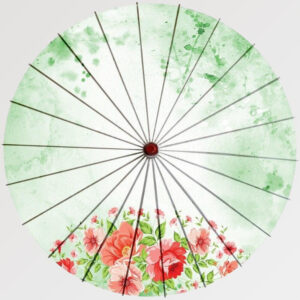 paraguas japones verde amidori