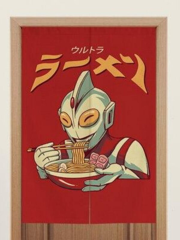 persiana panel japones noren ramen alien