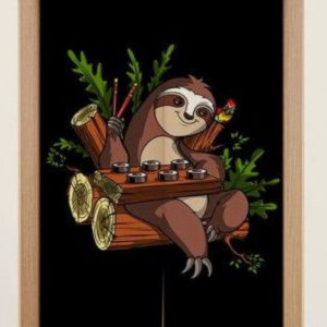 persianas japonesas noren hungry sloth