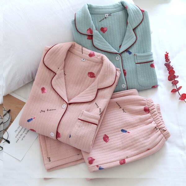 pijama japonesa en algodon grueso 4