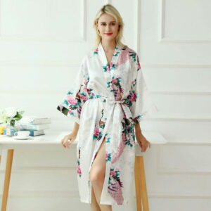 pijama japonesa kimono blanco