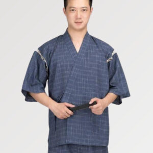 pijama jinbei hombre azul samura set