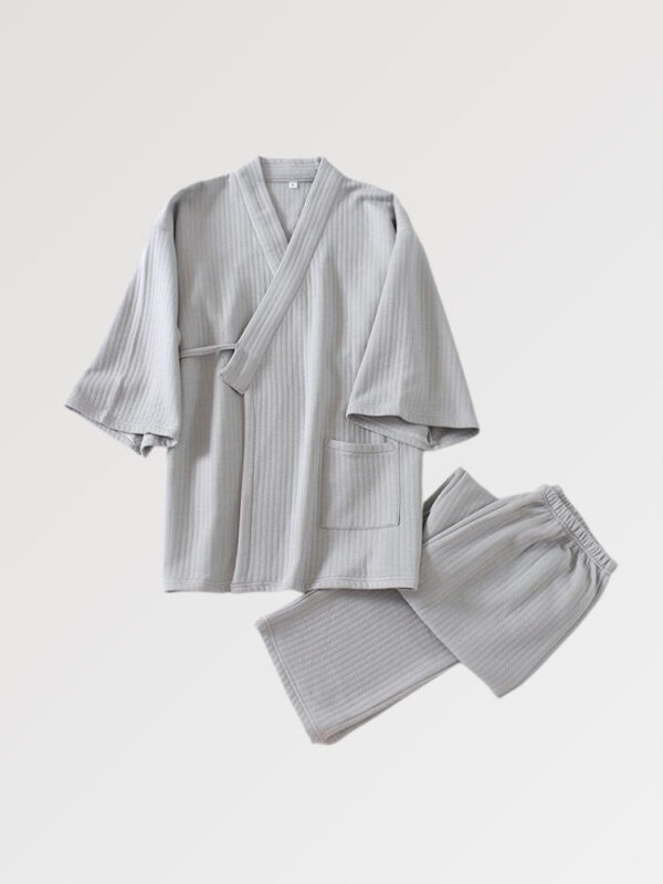 pijama jinbei hombre muji cotton suit 3