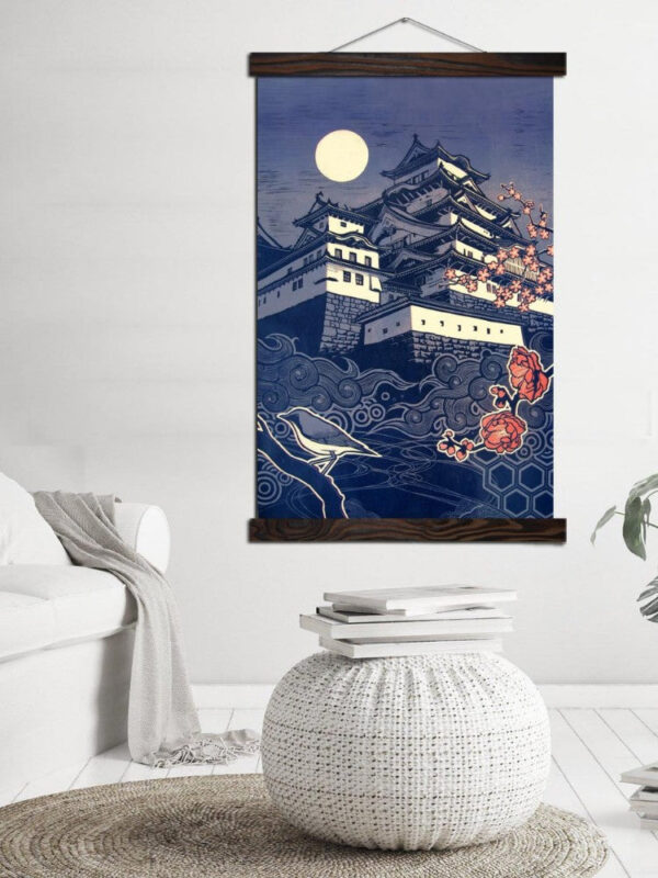 pintura japonesa himeji castle 3