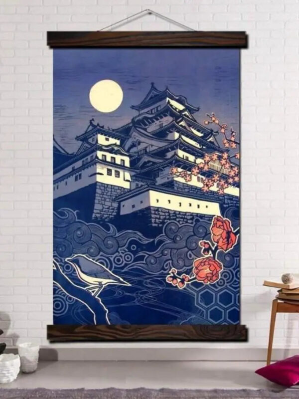 pintura japonesa himeji castle