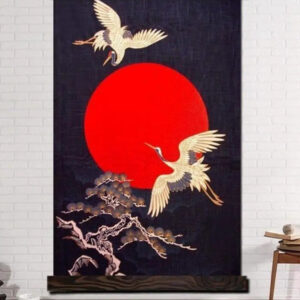 pintura japonesa sunrise