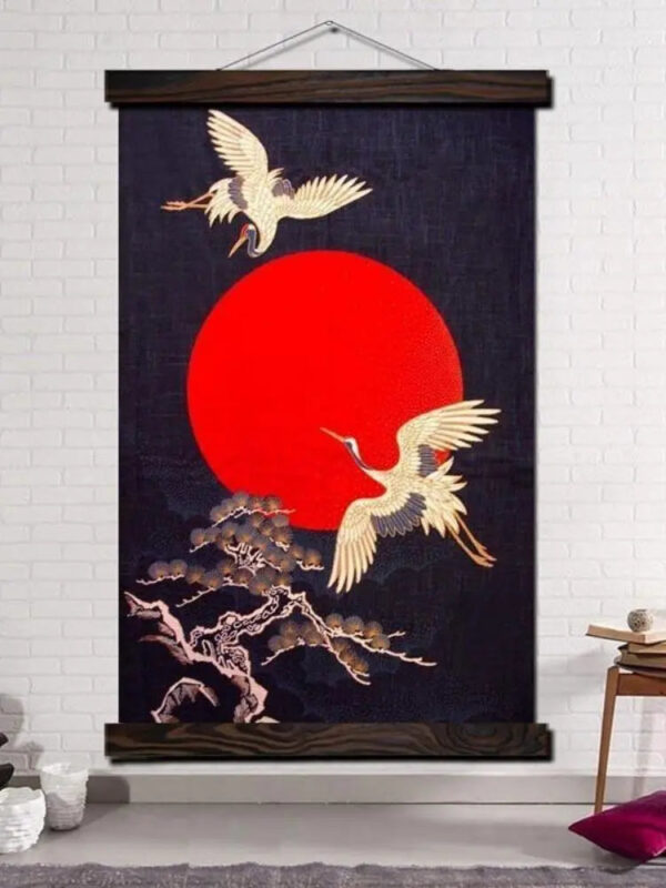 pintura japonesa sunrise