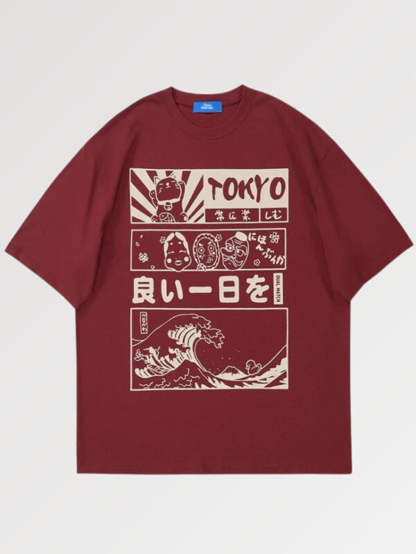 playera blanca oversized japanese the storm 3