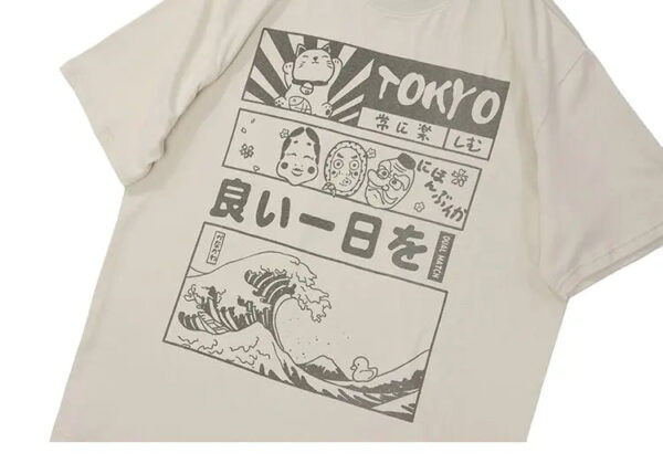 playera blanca oversized japanese the storm 4