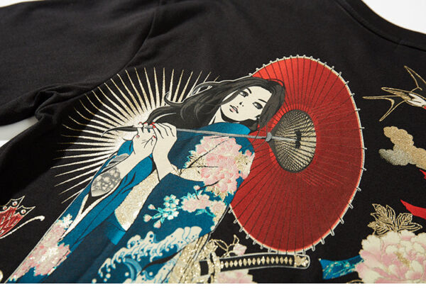 playera negra geisha niigata x watanabe 2