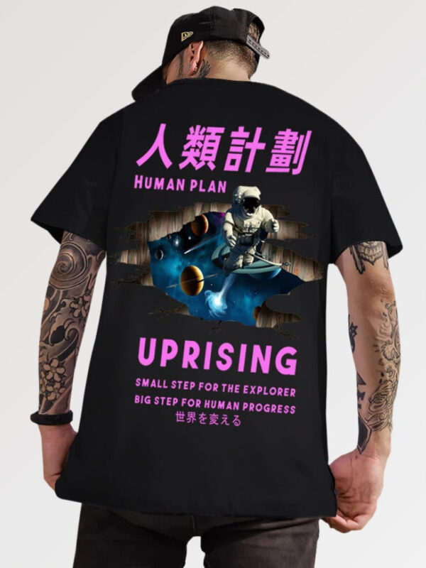 playera negra japanese brands uprising 3