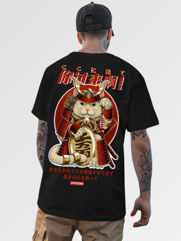 playera negra japanese cat kanshido 3