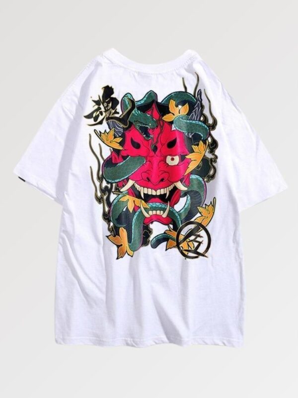 playera negra japanese demon oni yokai 2