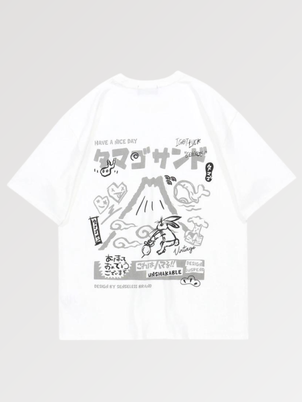 playera negra japanese pattern kitagoya 2