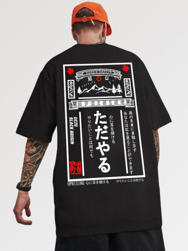 playera negra japanese writing takaishi 2