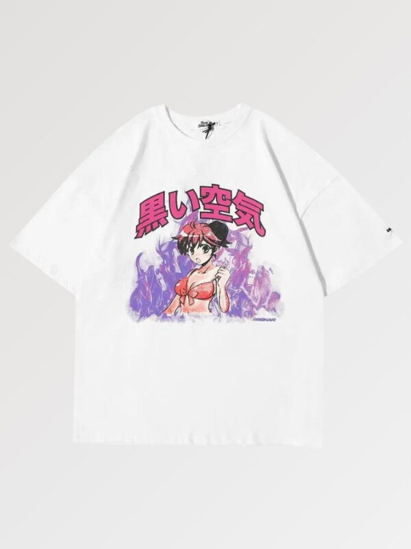 playera negra otaku amanga girl 2