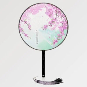 sakura tahara abanico redondo japones uchiwa