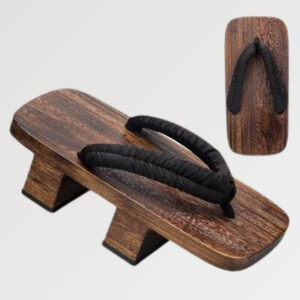 sandalias de madera japonesas toyohashi