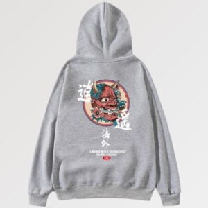 sudadera gris yokai