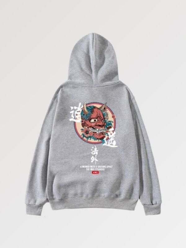 sudadera gris yokai