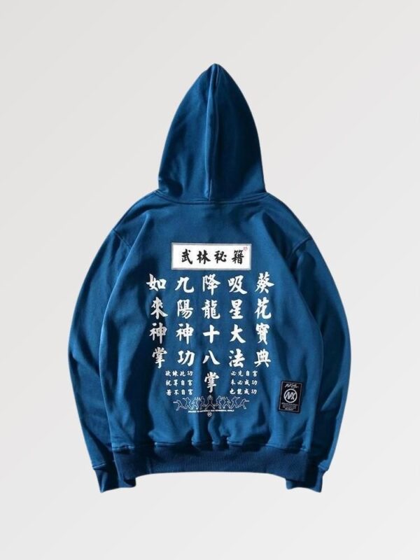 sudadera negra con letras japonesas saita 2