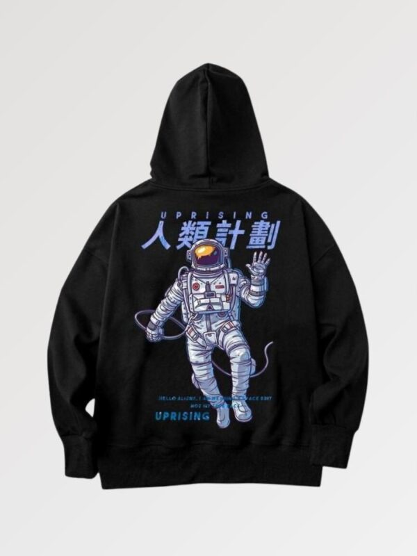 sudadera negra zero gravity