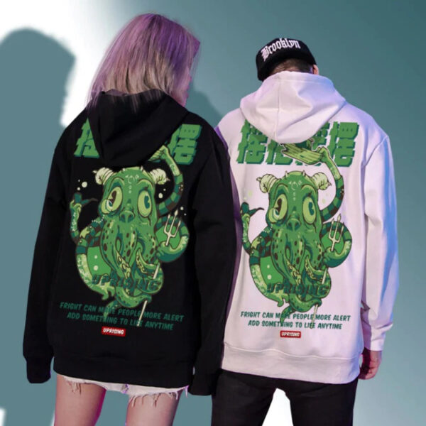 sudadera verde monstruo amaebaki 3