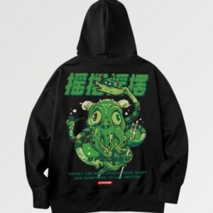 sudadera verde monstruo amaebaki