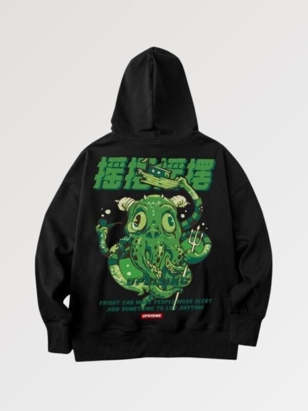 sudadera verde monstruo amaebaki